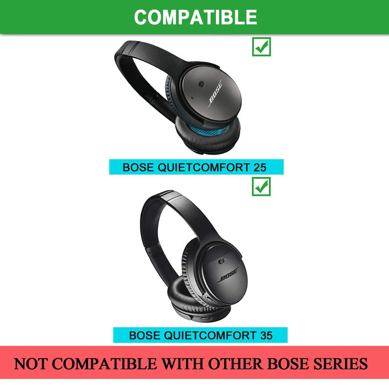 Jarmor QC25 QC35 Headband Cover, Replacement Head Band Protector with Zipper [ Easy Installation ] for Bose QuietComfort 25, QuietComfort 35 Headphones (Black) - Image 2